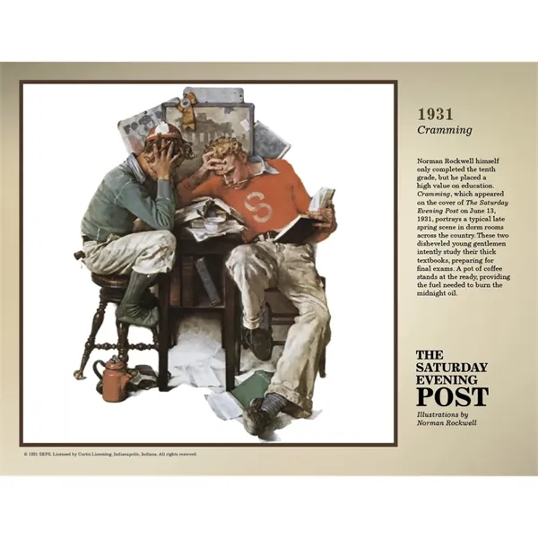 Triumph® Calendars The Saturday Evening Post Illustration...