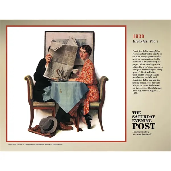 Triumph® Calendars The Saturday Evening Post Illustration...