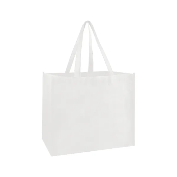 Large Non Woven Shopping Tote Bag W/ Gusset 16"x6"x12"