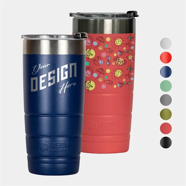 22 oz Bison® Stainless Steel Insulated Leakproof Tumbler