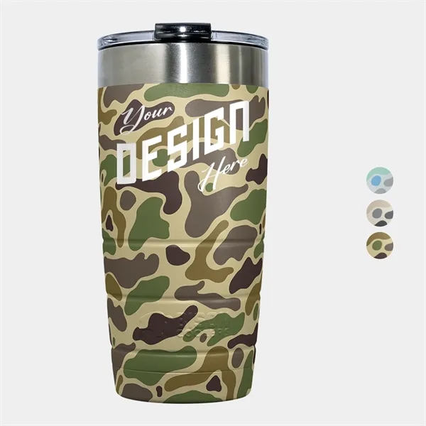 22 oz Bison® Stainless Steel Insulated Camo Tumbler