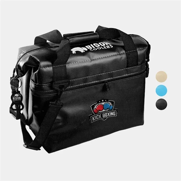 12-Can Bison® USA-Made SoftPak Cooler Bag (13" x 8" x 11")