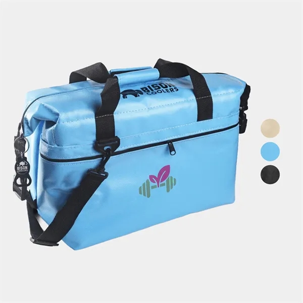 24-Can Bison® USA-Made SoftPak Cooler Bag 18" x 10" x 11"