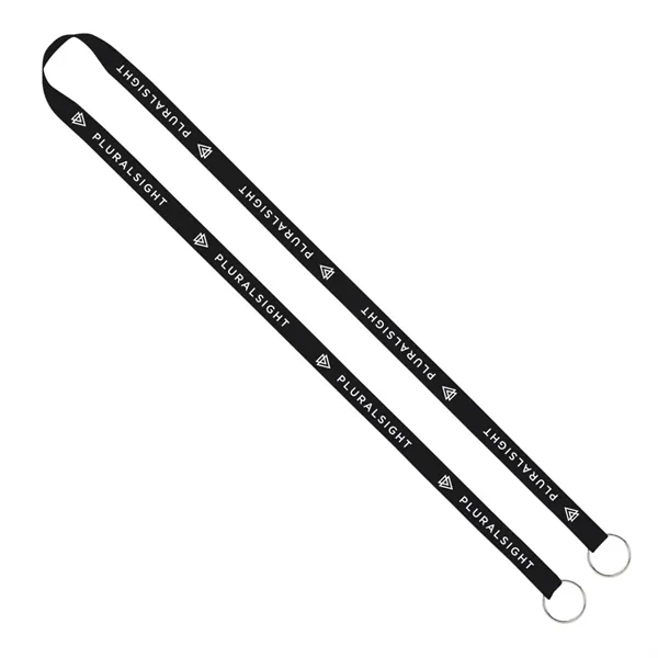 Custom Import Rush 1/2" Polyester Sewn 2-Ended Lanyard