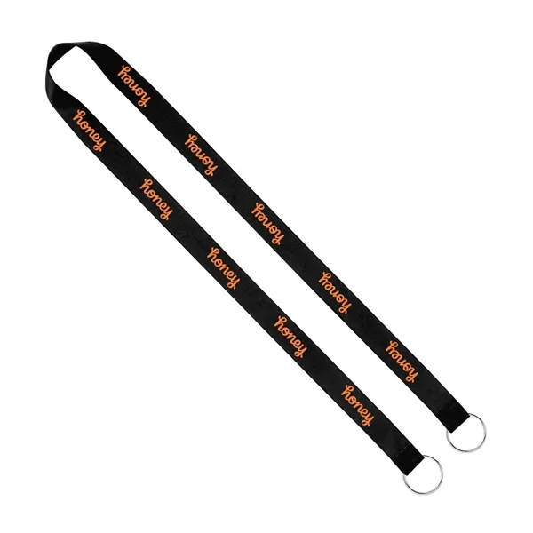 Custom Import Rush 3/4" Polyester Sewn 2-Ended Lanyard