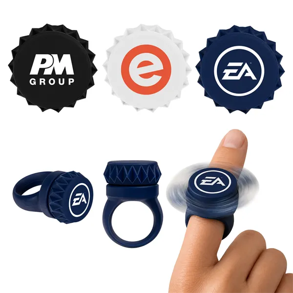 SmoothSpin Fidget Silicone Ring