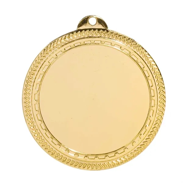 2 3/4" 2" Insert Holder Laserable BriteLazer Medal - 2 3/4" 2" Insert Holder Laserable BriteLazer Medal - Image 1 of 2