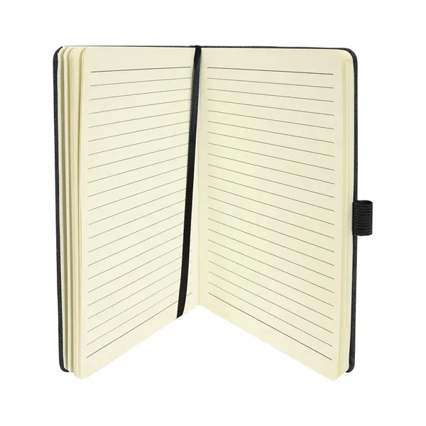 Gray w/Rawhide Leatherette Journal with Cell/Card Slot - Gray w/Rawhide Leatherette Journal with Cell/Card Slot - Image 3 of 3