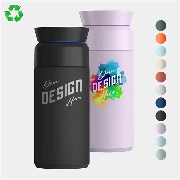 12 oz Ocean Bottle® Recycled Stainless Insulated Brew Flask
