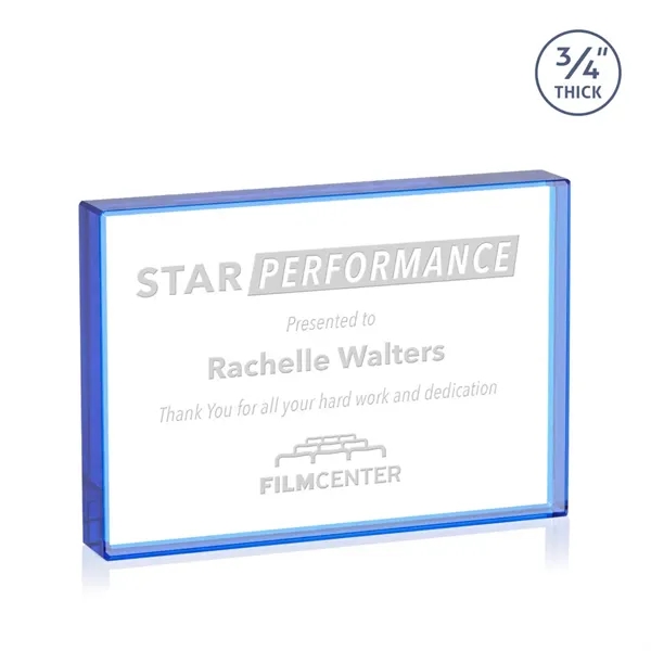 Verona VividPrint™ Paperweight - Blue