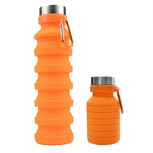 Collapsible Silicone Bottle, 18.6 oz. - Collapsible Silicone Bottle, 18.6 oz. - Image 3 of 9