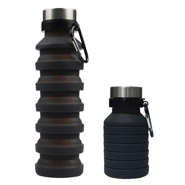 Collapsible Silicone Bottle, 18.6 oz. - Collapsible Silicone Bottle, 18.6 oz. - Image 4 of 9