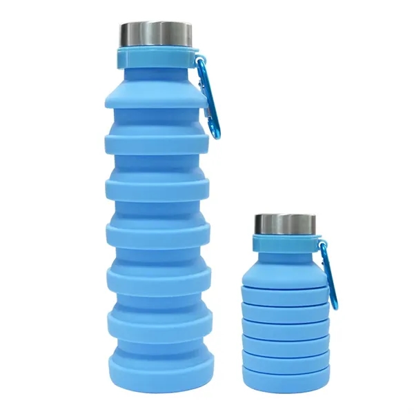 Collapsible Silicone Bottle, 18.6 oz. - Collapsible Silicone Bottle, 18.6 oz. - Image 6 of 9