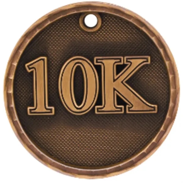 2" 3D 10K Medal - 2" 3D 10K Medal - Image 2 of 2