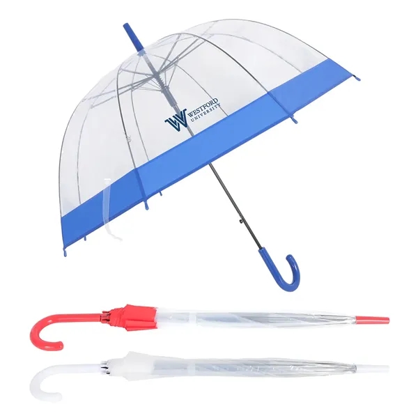 Dome 46- Arc Auto-Open Clear-View Umbrella