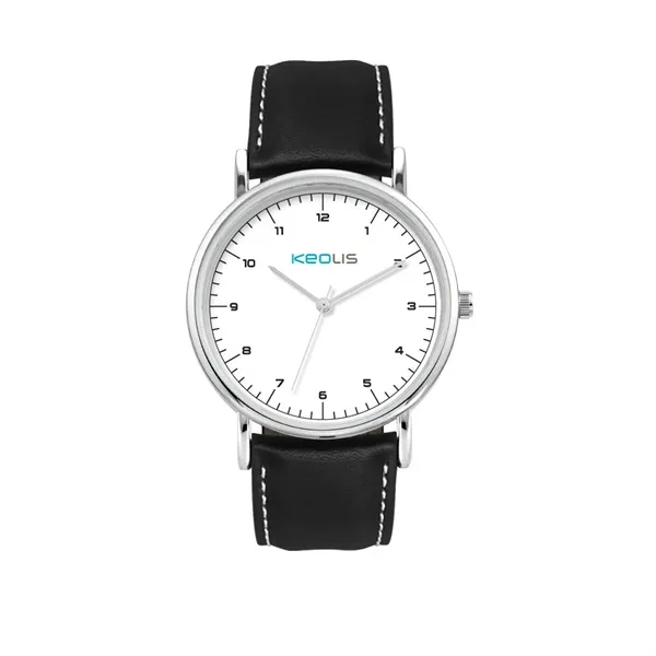 Custom Unisex Watch 38mm Unisex Leather Strap