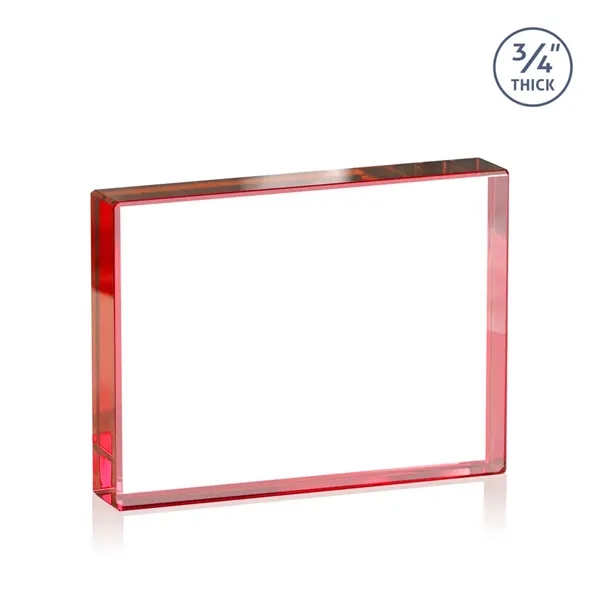 Verona VividPrint™ Paperweight - Red