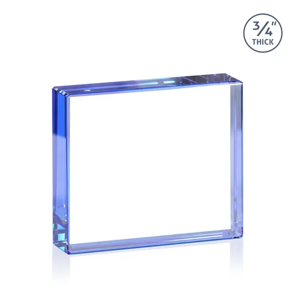 Verona VividPrint™ Paperweight - Blue