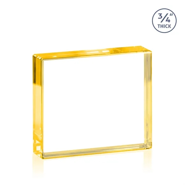 Verona VividPrint™ Paperweight - Gold