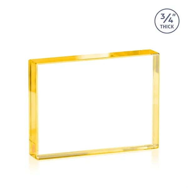 Verona VividPrint™ Paperweight - Gold