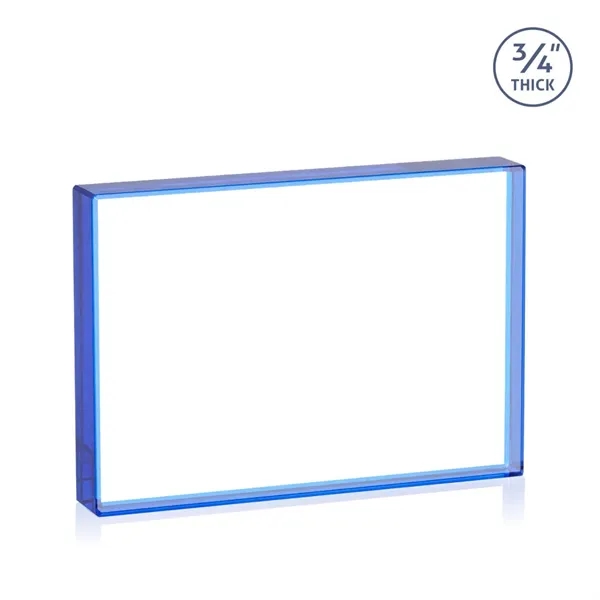 Verona VividPrint™ Paperweight - Blue