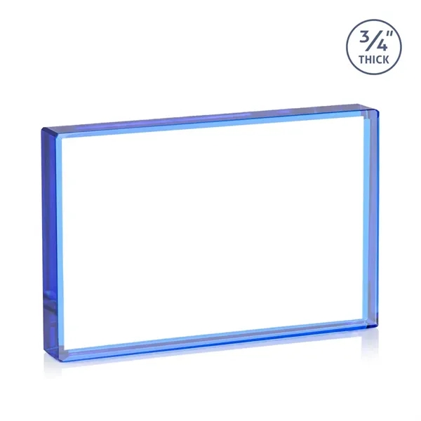 Verona VividPrint™ Paperweight - Blue