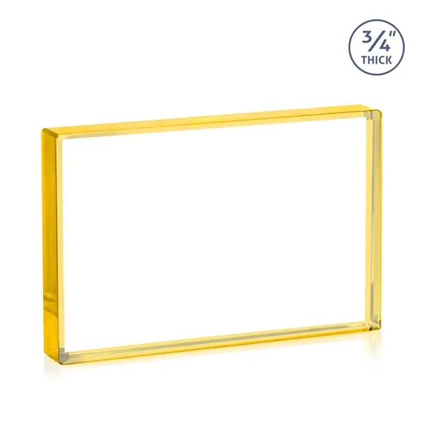 Verona VividPrint™ Paperweight - Gold