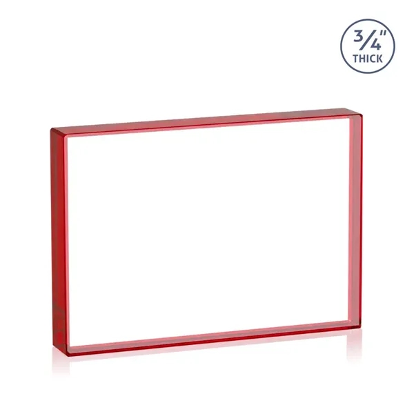 Verona VividPrint™ Paperweight - Red
