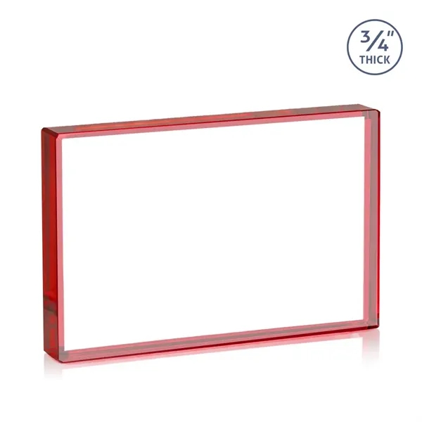 Verona VividPrint™ Paperweight - Red