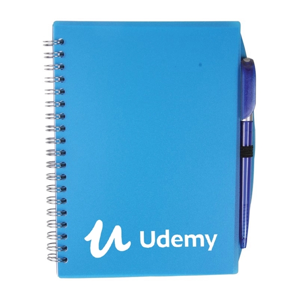 Color-Pro Spiral Unlined Notebook with Pen - Color-Pro Spiral Unlined Notebook with Pen - Image 7 of 7