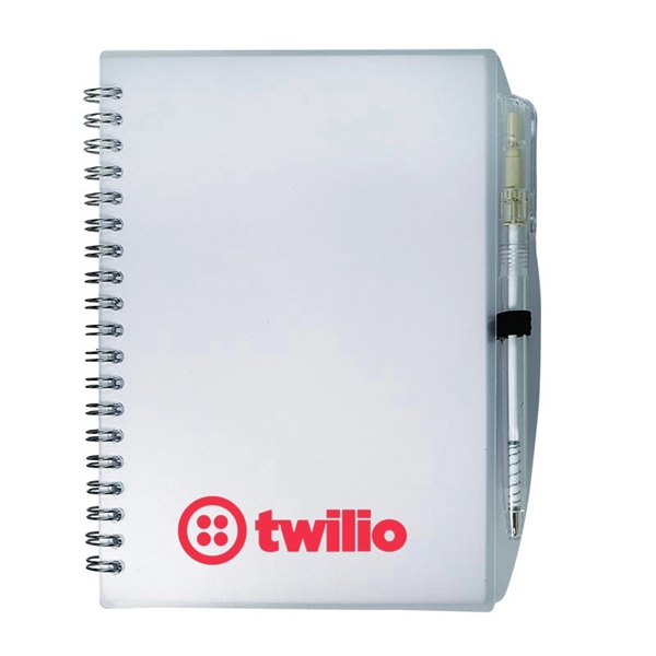 Color-Pro Spiral Unlined Notebook with Pen - Color-Pro Spiral Unlined Notebook with Pen - Image 1 of 7