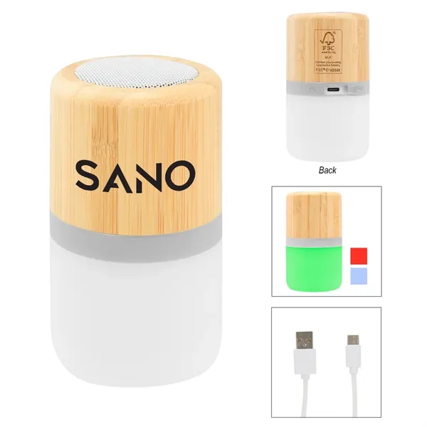 Bamboo Wireless Light Up Speaker 2.0