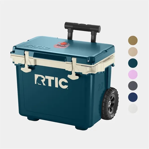 22 QT RTIC® Ultra-Light Wheeled Hard Cooler Ice Chest