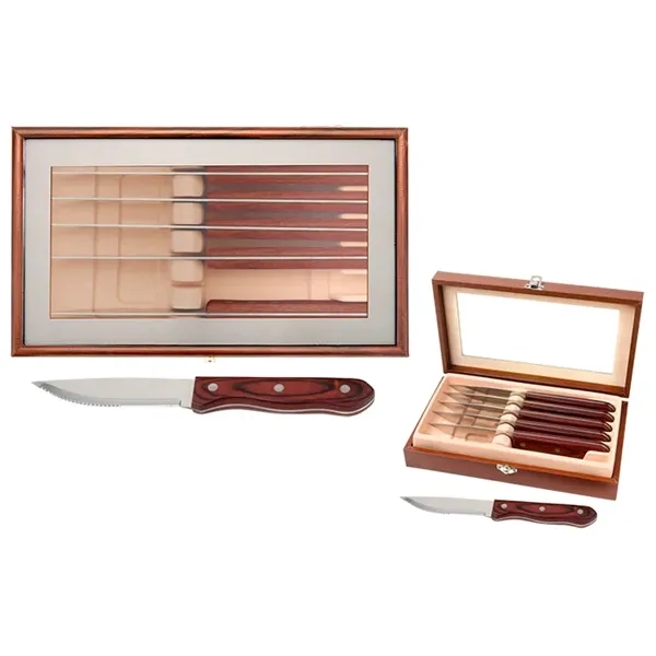 Manchurian Ash 6-Piece Steak Knife Set