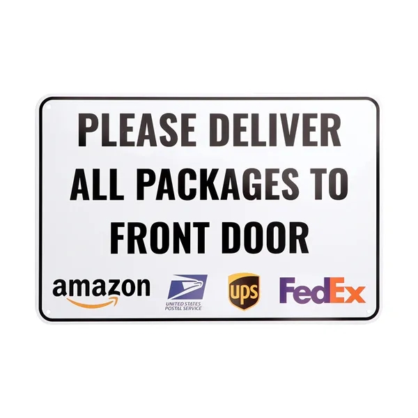 12"x8" Full Color Custom Alumimum Signs