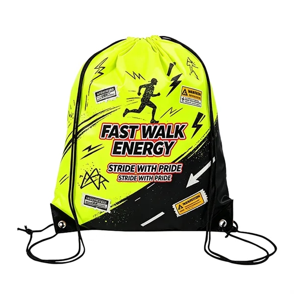 Full Color Oxford Sports Drawstring Backpack Bag