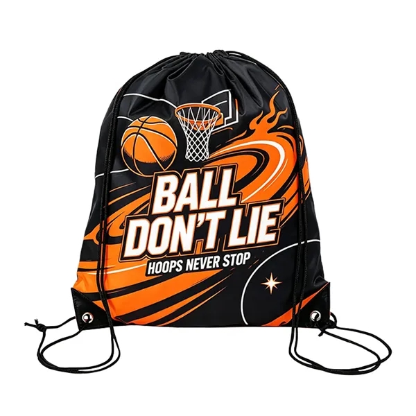 Full Color Oxford Sports Drawstring Backpack Bag
