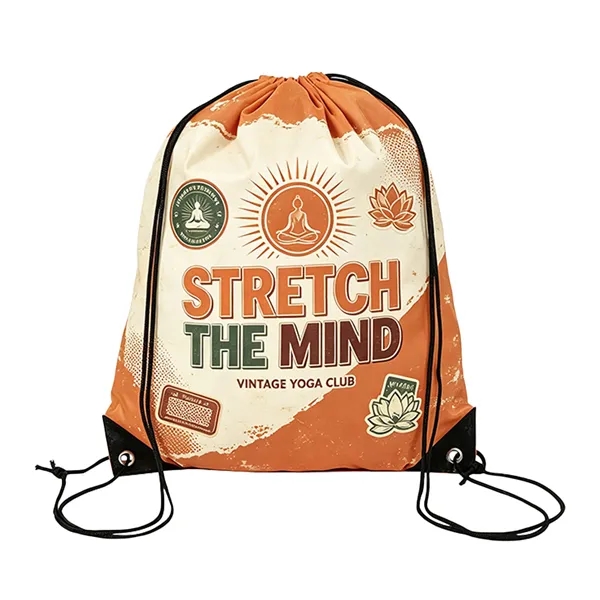 Full Color Oxford Sports Drawstring Backpack Bag