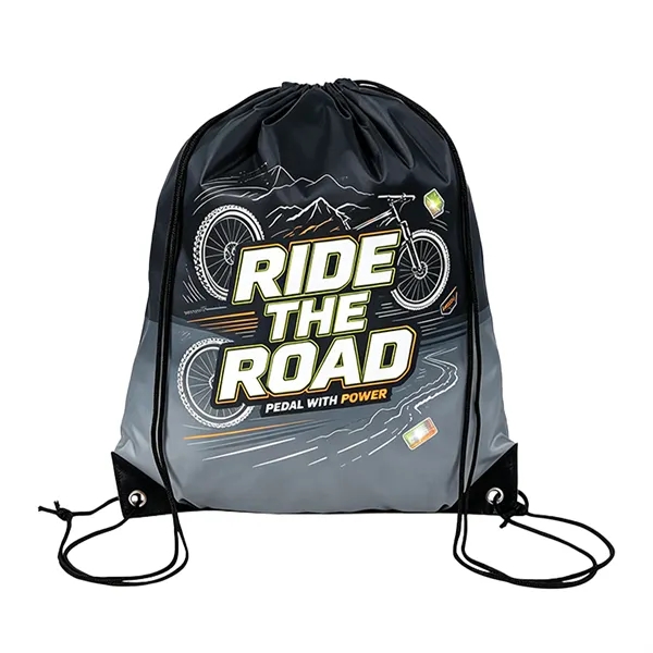 Full Color Oxford Sports Drawstring Backpack Bag