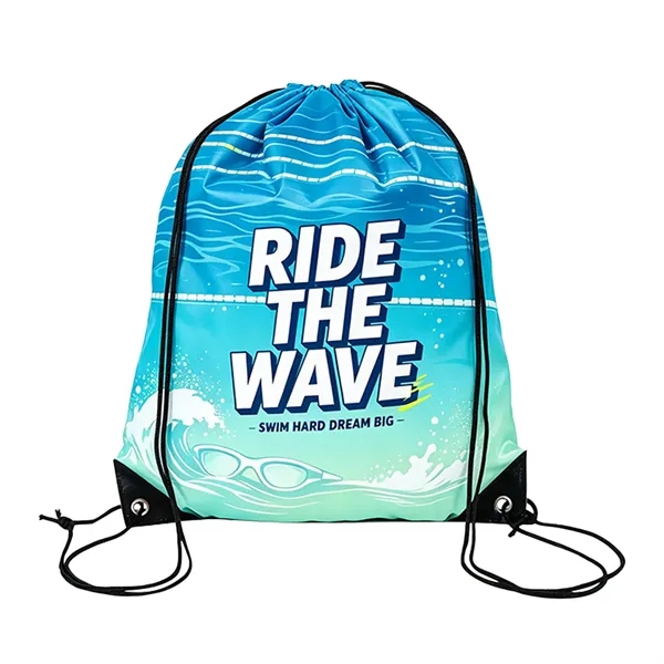 Full Color Oxford Sports Drawstring Backpack Bag
