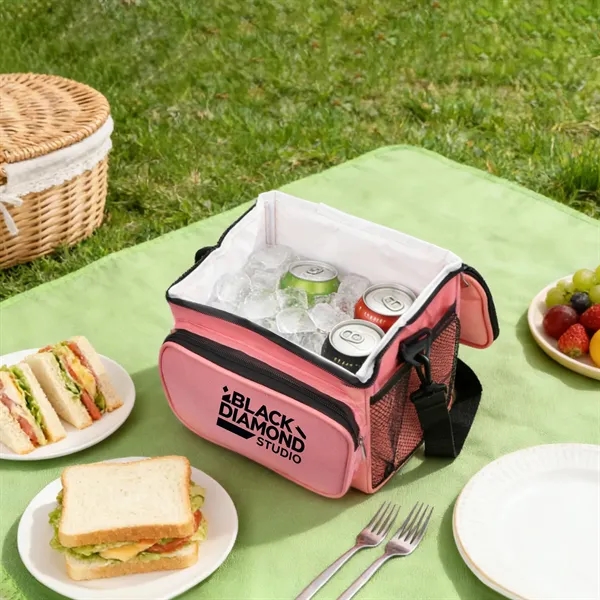 11L Insulated Cooler Lunch Bag W/ Shoulder Strap & Handles