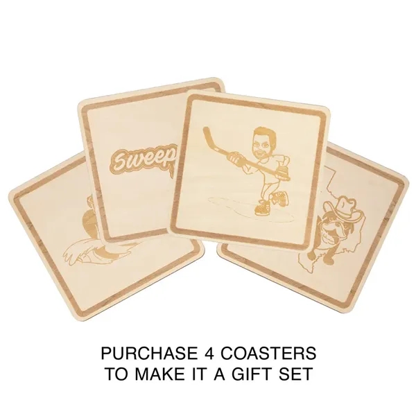 Wood Square Coaster