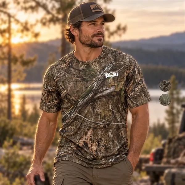 Mossy Oak® Men's 4.4 Oz. Polyester Interlock T-Shirt