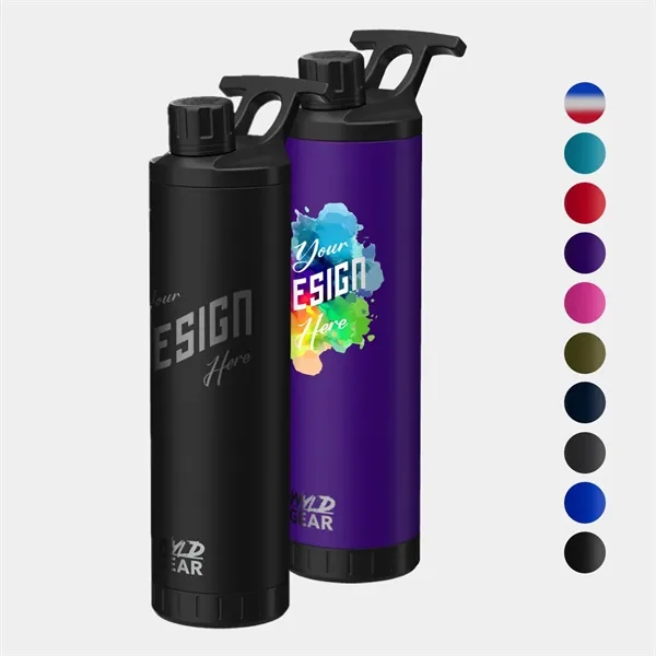 24 oz Wyld Gear® Stainless Steel Insulated Mag Water Bottle