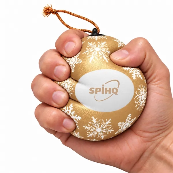 Stress Ball Ornament (Gold)