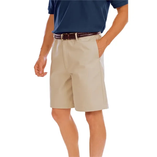 Men's Scotchgard Twill Flat Front Short