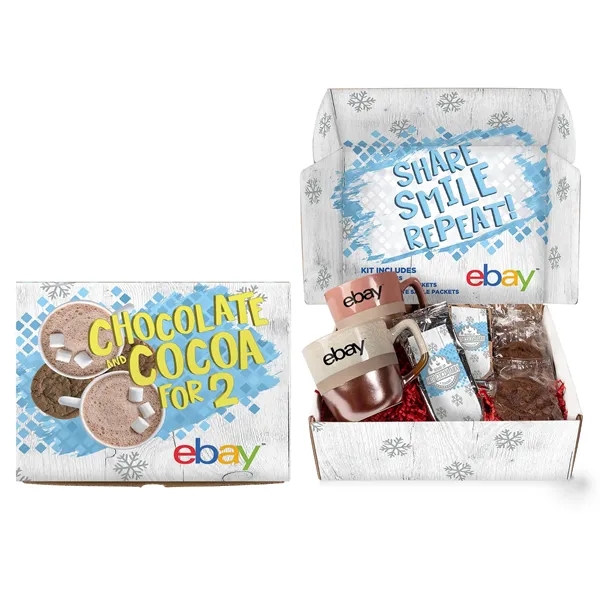 Custom Chocolate and Cocoa for 2 in Premium Mailer