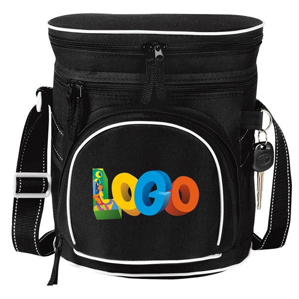 Double Compartment 12 Pack Golf Cooler - Double Compartment 12 Pack Golf Cooler - Image 1 of 10