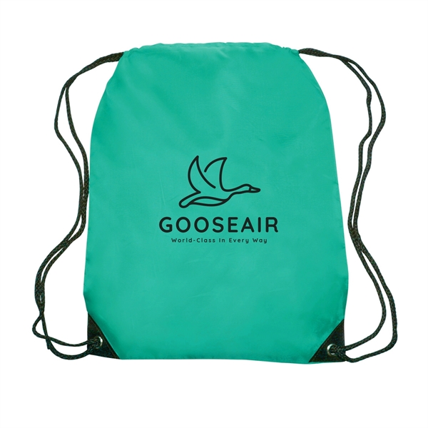 VENTURE Drawstring Backpacks w/ 1 Color Imprint - VENTURE Drawstring Backpacks w/ 1 Color Imprint - Image 0 of 30