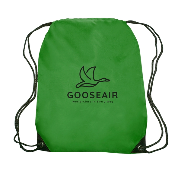 VENTURE Drawstring Backpacks w/ 1 Color Imprint - VENTURE Drawstring Backpacks w/ 1 Color Imprint - Image 11 of 30
